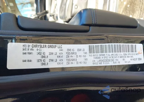 2011 Jeep Grand Cherokee Laredo z USA, uszkodzony, nr VIN 1J4RS4GG2BC681303